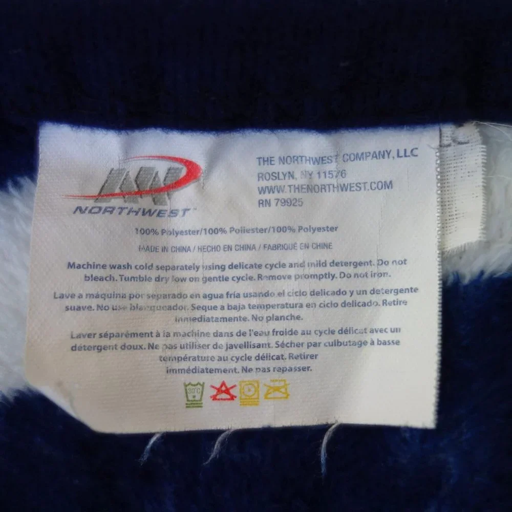 Northwest NFL New England‎ Patriots Lightweight Plush Throw 46